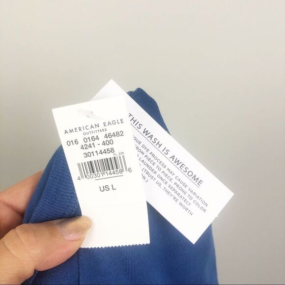 THE ROLLING STONES | Blue American Flag Themed Tee NEW Women’s Size Small - Picture 9 of 9